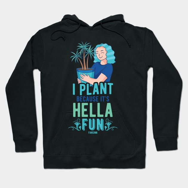 Houseplant girl hobby gardeners Mama Hoodie by fansinn